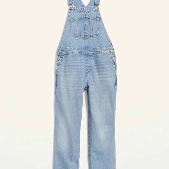 NWT Light Wash Straight Leg Denim Overalls - Picture 4 of 13
